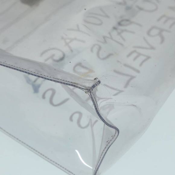 HERMES Vinyl Kelly Hand Bag Vinyl Clear Auth 87450 - Picture 16 of 16